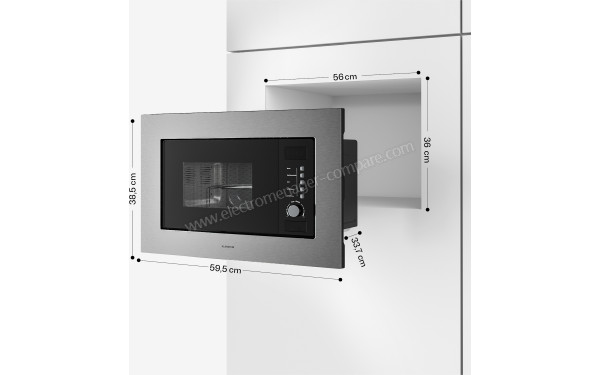 KLARSTEIN Verosteel 700W Inox - Dimensions