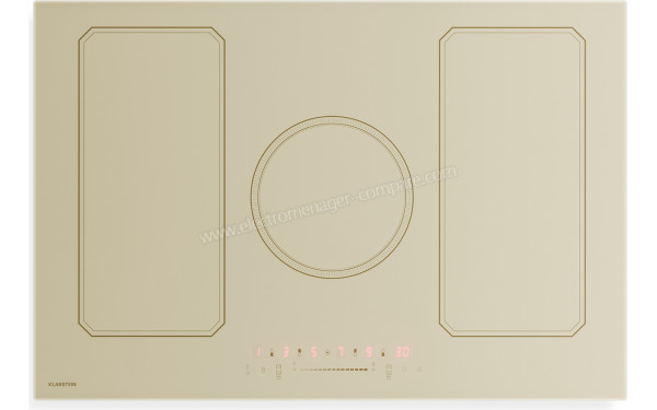 KLARSTEIN Victoria Induction 77 Cr&egrave;me - Vue du dessus