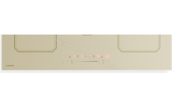 KLARSTEIN Victoria Induction 77 Cr&egrave;me - Panneau de commandes