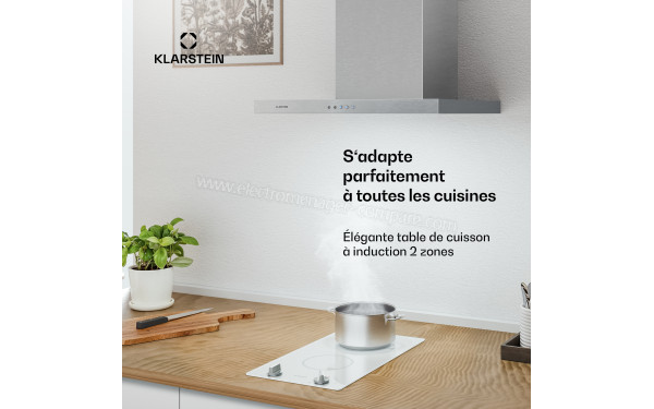 KLARSTEIN Kochheld 2 Blanc - Mise en situation