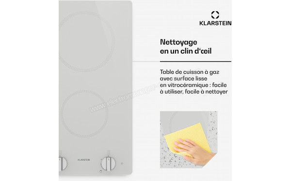 KLARSTEIN Kochheld 2 Blanc - Mise en situation