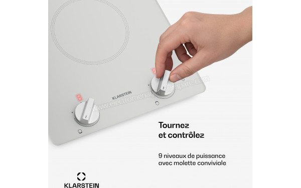 KLARSTEIN Kochheld 2 Blanc - Panneau de commandes