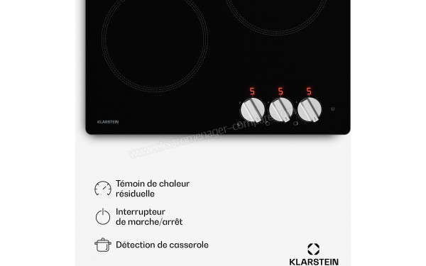 KLARSTEIN Kochheld 3 - Panneau de commandes