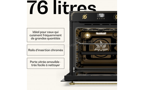 KLARSTEIN Victoria 76 Noir - Dimensions