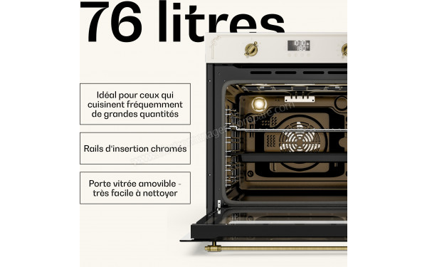 KLARSTEIN Victoria 76 Cr&egrave;me - Dimensions