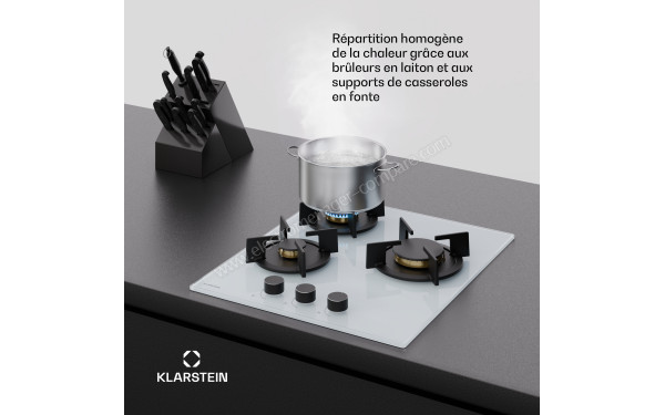 KLARSTEIN Goldflame 3 Blanc 2023 - Appareil encastr&eacute;