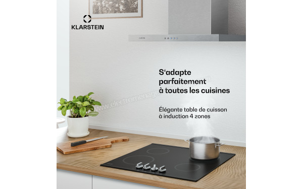 KLARSTEIN Kochheld 4 Noir - Appareil encastr&eacute;