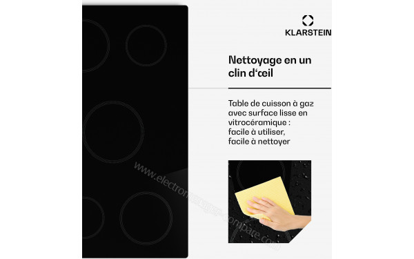 KLARSTEIN Kochheld 5 Noir - Mise en situation