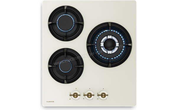 KLARSTEIN Victoria Gaz 3 Cr&egrave;me - Vue du dessus