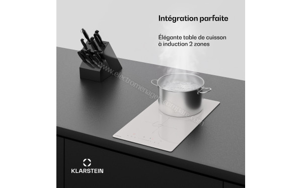 KLARSTEIN PowerGlide 30 Noir - Appareil encastr&eacute;