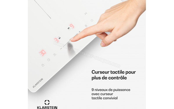 KLARSTEIN PowerGlide 30 Blanc - &Eacute;cran tactile