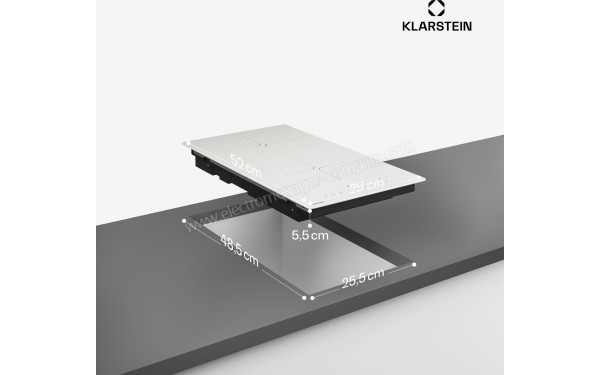KLARSTEIN PowerGlide 30 Blanc - Dimensions