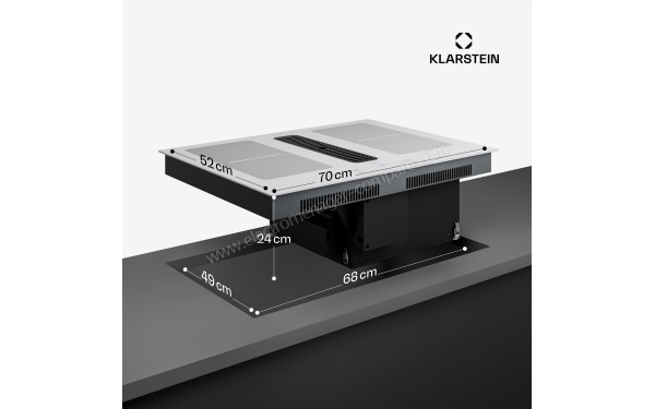 KLARSTEIN Full House 70 Blanc - Dimensions