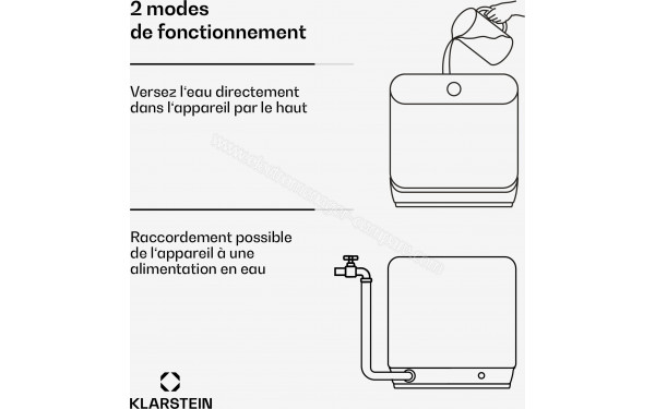 KLARSTEIN Melville Blanc - Mise en situation