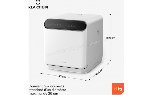 KLARSTEIN Oceana Blanc 2026 - Dimensions