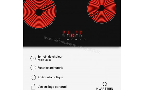 KLARSTEIN Hito 4 Noir - Panneau de commandes