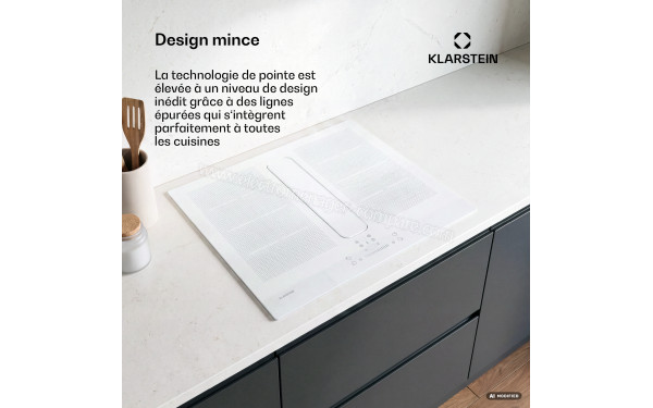 KLARSTEIN ChefFusion 60 Blanc - Appareil encastr&eacute;