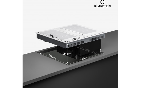 KLARSTEIN ChefFusion 60 Blanc - Dimensions