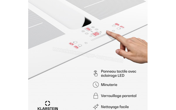 KLARSTEIN ChefFusion 60 Blanc - &Eacute;cran tactile