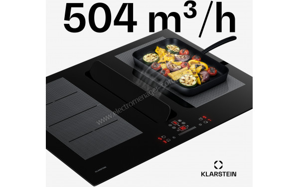 KLARSTEIN ChefFusion 70 Noir - Hotte int&eacute;gr&eacute;e