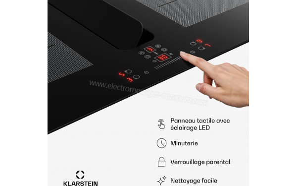 KLARSTEIN ChefFusion 70 Noir - &Eacute;cran tactile