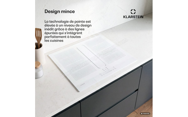 KLARSTEIN ChefFusion 70 Blanc - Appareil encastr&eacute;