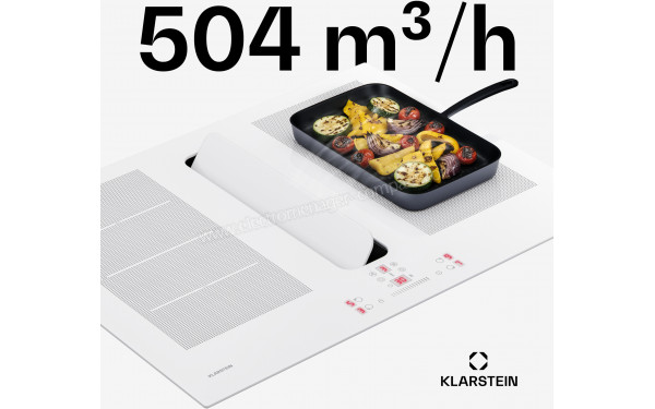 KLARSTEIN ChefFusion 70 Blanc - Hotte int&eacute;gr&eacute;e