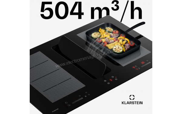 KLARSTEIN ChefFusion 80 Noir - Hotte int&eacute;gr&eacute;e