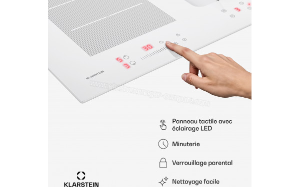 KLARSTEIN ChefFusion 80 Blanc - &Eacute;cran tactile