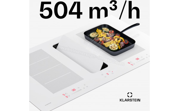 KLARSTEIN ChefFusion 90 Blanc - Hotte int&eacute;gr&eacute;e