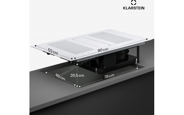 KLARSTEIN ChefFusion 90 Blanc - Dimensions