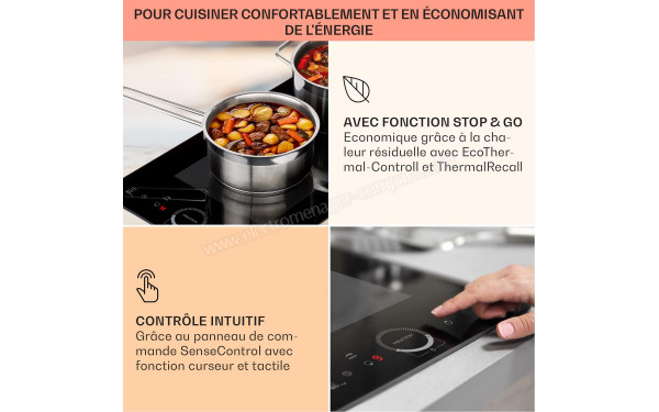 KLARSTEIN Delicatessa Slim Noir - &Eacute;cran tactile