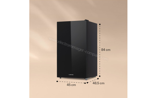 KLARSTEIN Luminance Frost 91 L Noir 2021 - Dimensions