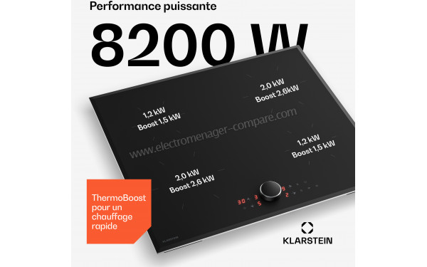KLARSTEIN MagniChef 60 - Puissance de cuisson