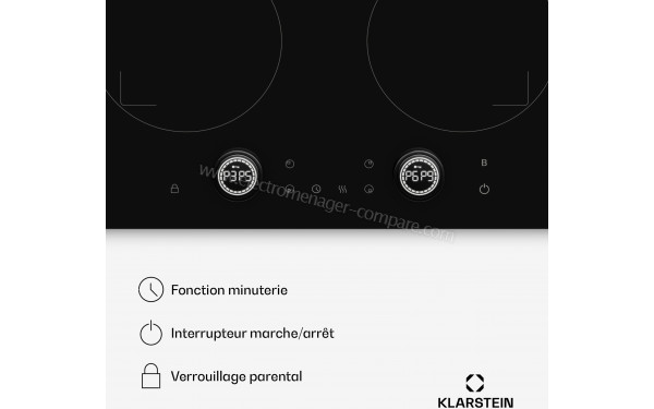 KLARSTEIN Neotouch Noir - Panneau de commandes