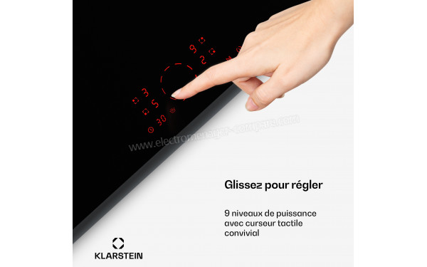 KLARSTEIN Red Flame - &Eacute;cran tactile