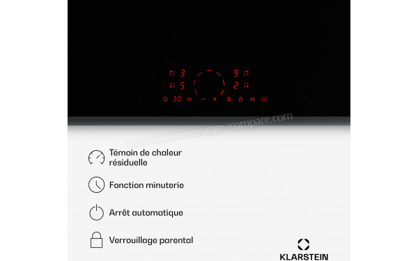 KLARSTEIN Red Flame - Vue des programmes