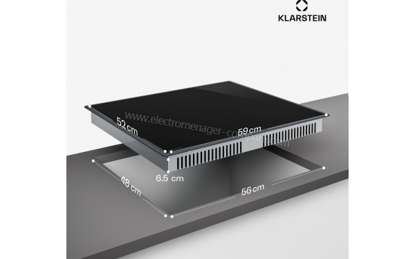 KLARSTEIN Red Flame - Dimensions
