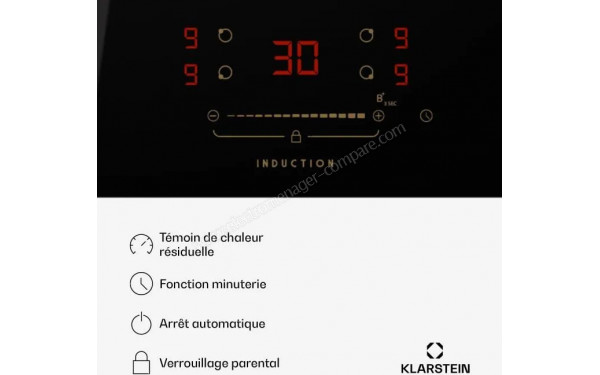 KLARSTEIN Victoria Induction 3 - Vue des programmes