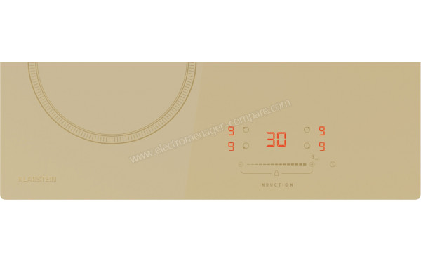 KLARSTEIN Victoria Induction 3 Cr&egrave;me - Panneau de commandes