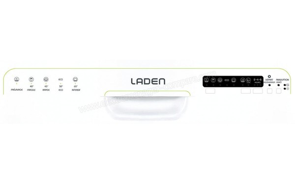 LADEN C5320WH - Panneau de commandes