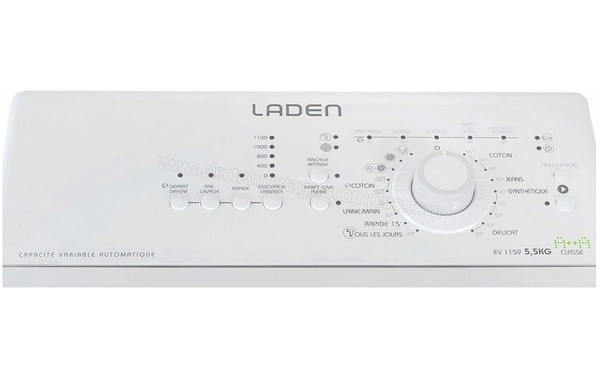 LADEN EV1159 - Panneau de commandes (cr&eacute;dit : Darty)