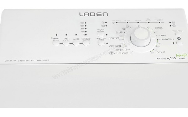 LADEN EV1266 - Panneau de commandes (cr&eacute;dit : Darty)