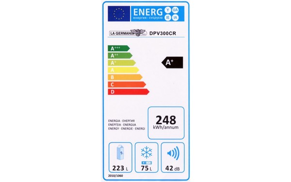 LA GERMANIA DPV300CR - &Eacute;tiquette &eacute;nergie