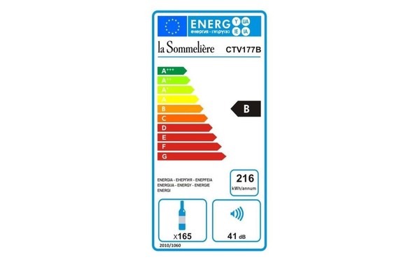 LA SOMMELIERE CTV177B - &Eacute;tiquette &eacute;nergie
