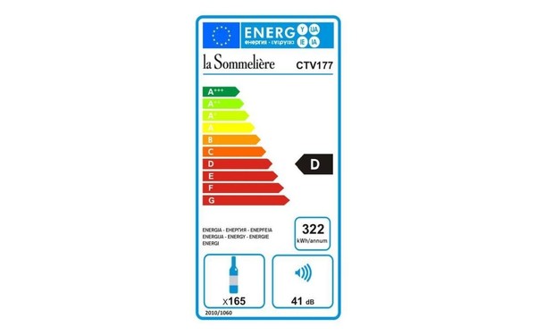 LA SOMMELIERE CTV177 - &Eacute;tiquette &eacute;nergie