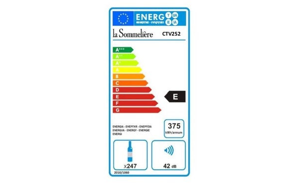LA SOMMELIERE CTV252 - &Eacute;tiquette &eacute;nergie