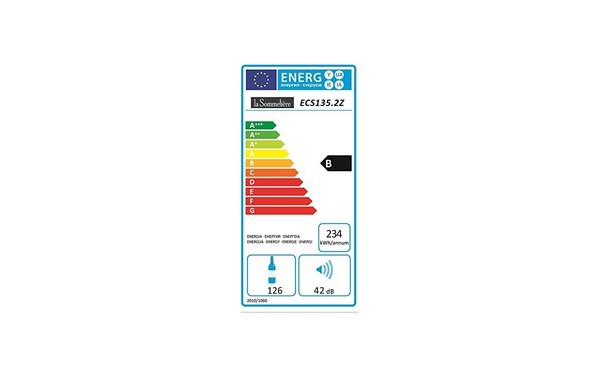 LA SOMMELIERE ECS135.2Z - &Eacute;tiquette &eacute;nergie