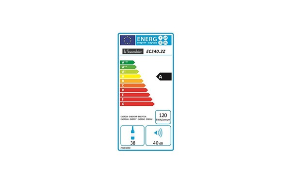 LA SOMMELIERE ECS40.2Z - &Eacute;tiquette &eacute;nergie