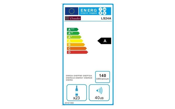 LA SOMMELIERE LS24A - &Eacute;tiquette &eacute;nergie